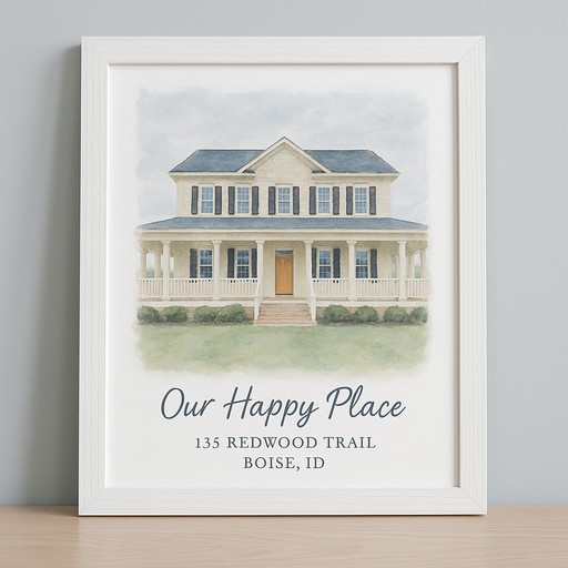 House portrait transformation